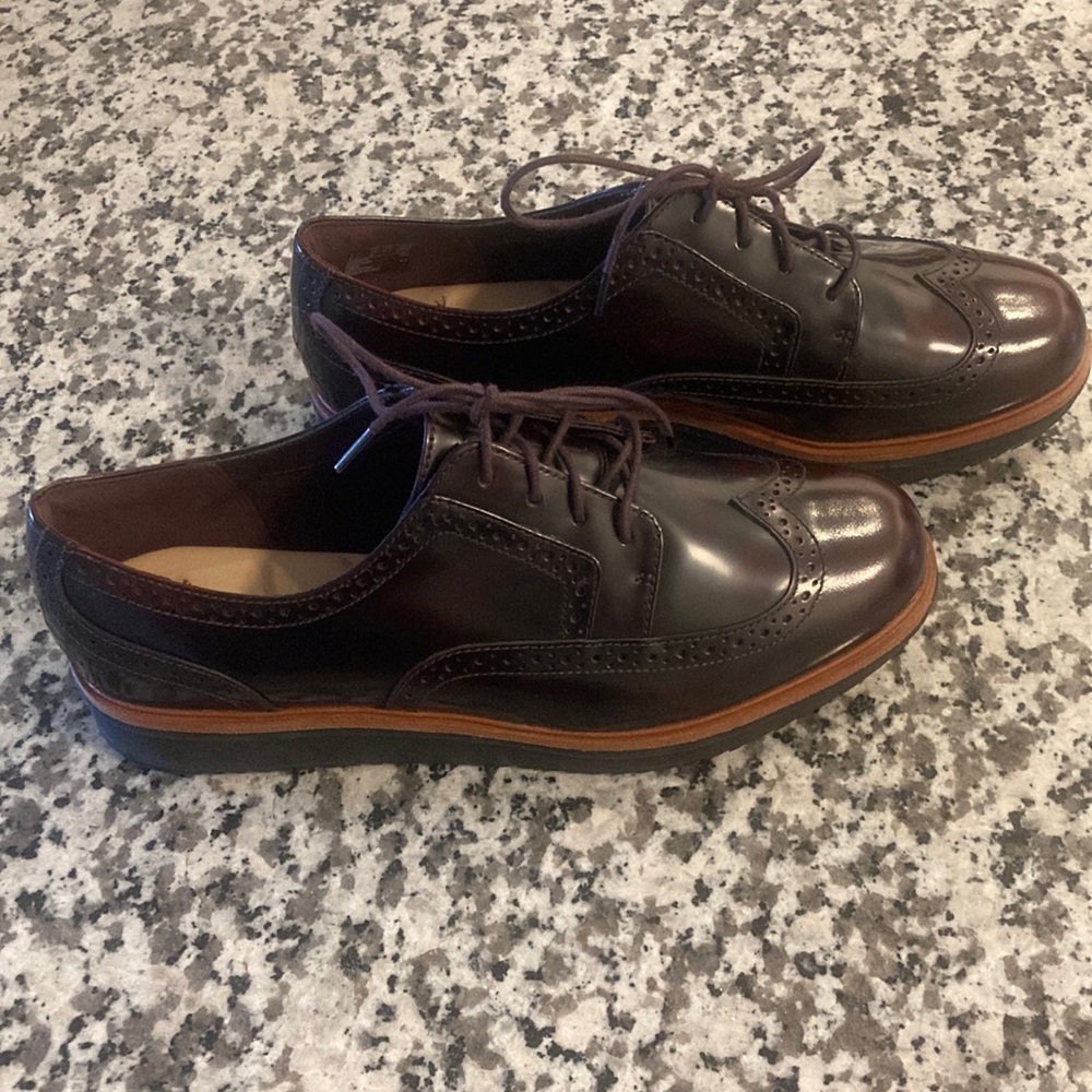 Clarks Teadale Maria Platform Oxfords